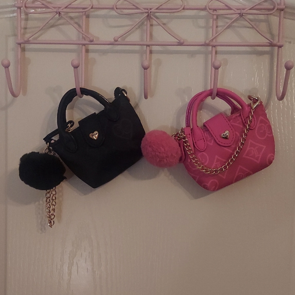 Juicy Couture Black and Pink Mini Bags